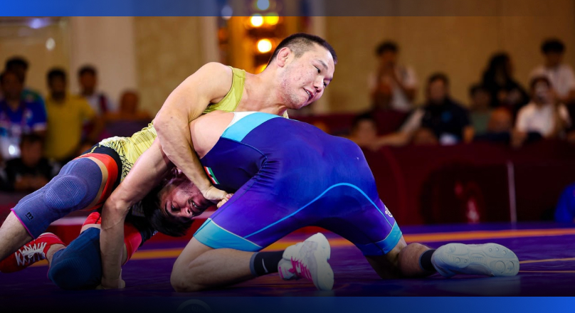 Image for Мерей Базарбаев завоевал золото на чемпионате мира по борьбе в США